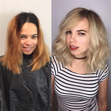 If your hair is darker than a level 5 and you want to be blonde, you should use bleach right from the beginning. Color Correction: Level 5 To Level 9 - Behindthechair.com