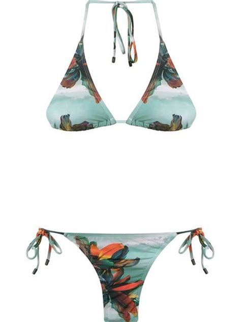 Osklen Floral Print Bikini Destination Brazil