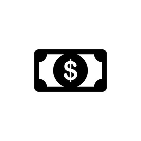Premium Vector Money Dollar Cash Icon In Black Financial Concept