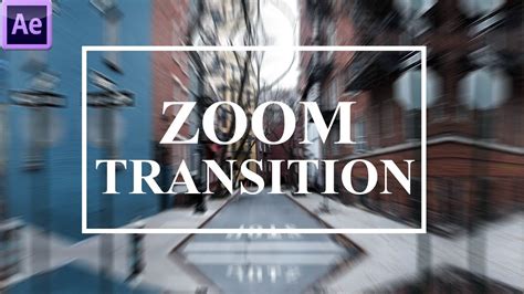 Add the transition above any point in your footage. Zoom Transition After Effects Tutorial - YouTube