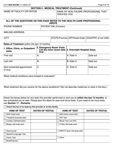 Form Ssa 454 Bk Download Fillable Pdf Or Fill Online Continuing