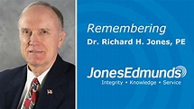 Remembering Dr. Richard H. Jones, PE on Jones Edmunds’ 47th Anniversary ...