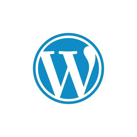 Wordpress Logo Icon Editorial Collection 6892777 Vector Art At Vecteezy