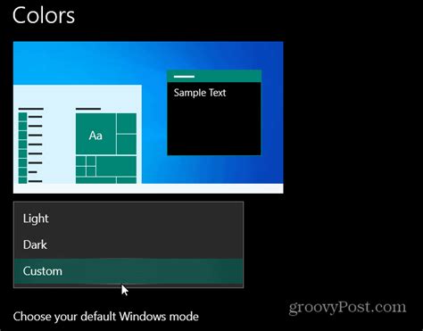 How To Choose A Custom Color For The Windows 10 Start Menu Groovypost