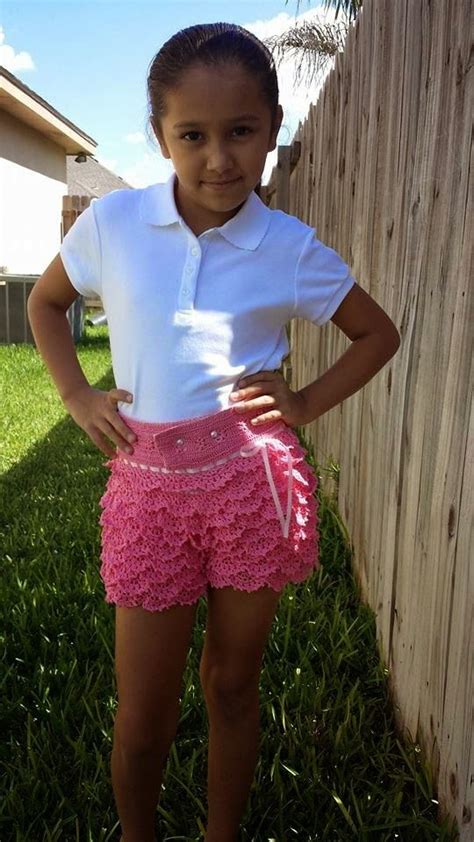 Crochet Pants Girl Model Shorts Girl Fashion Short Dresses