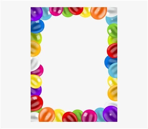 Download Balloons Border Frame Png Images Background Balloon Photo