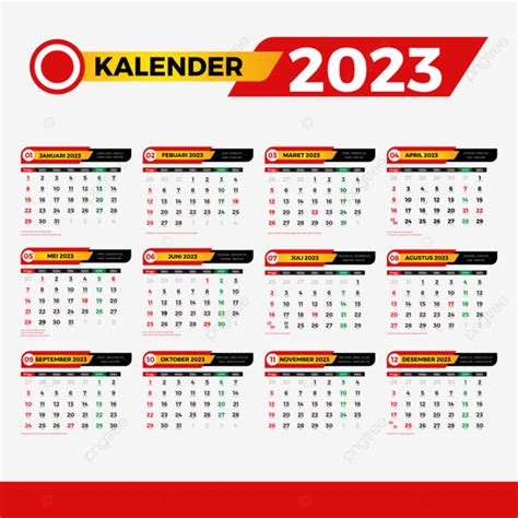 Kalender 2023 Lengkap Dengan Hijriyah Dan Libur Cuti Bersama Png Imagesee