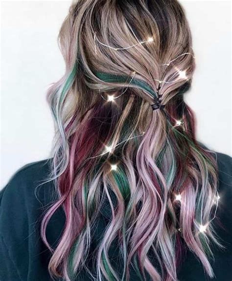 Long Hair Christmas Hairstyles 40 Sparkly Christmas And New Year Eve