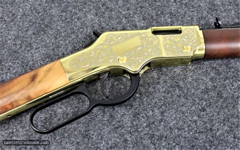 Henry Golden Boy Deluxe Engraved Rifle In Caliber 22 Wmr