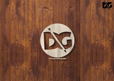 Premium Wood Logo Mock-Up PSD | Free PSD Freebies Mockup