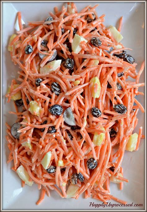 Classic Carrot Summer Salad Happily Unprocessed Carrot Salad