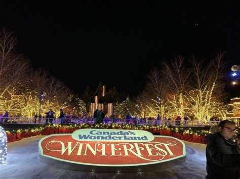 Canadas Wonderland Winterfest Center Ice Rinks