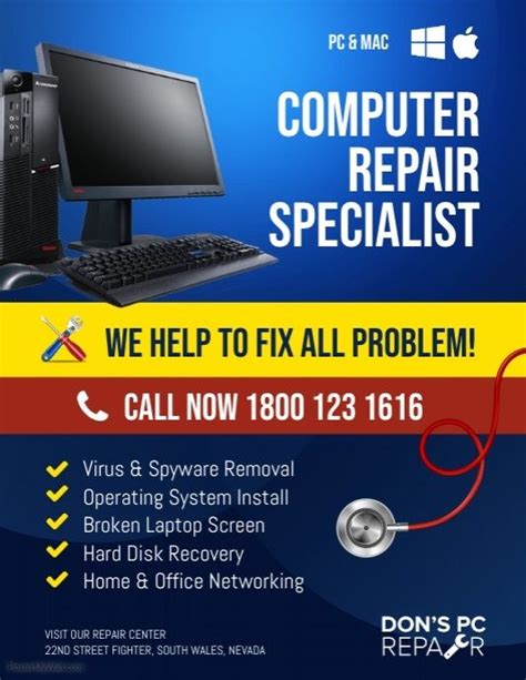 Is a new york foreign business corporation filed on august 11, 1998. Computer Repair Specialist | Computer repair, Computer ...