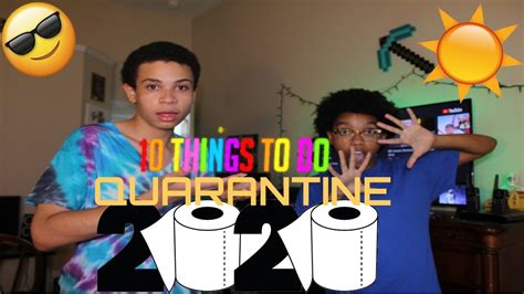 If you're like me, tv can only last so long before you need to change it up. 10 THINGS TO DO DURING QUARANTINE! *SUMMER EDITION* - YouTube