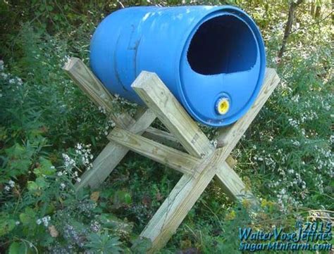 55 Gallon Drum Sand Barrel For The Driveway Barrel Projects Diy