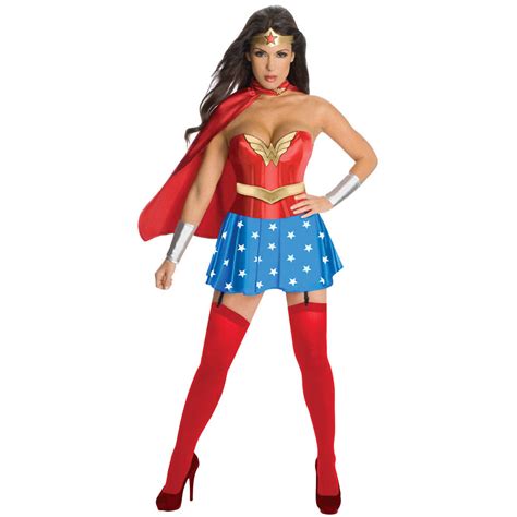 Ladies Sexy Wonder Woman Dc Comics Super Hero Fancy Dress Halloween Costume