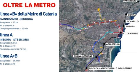 Catania Attende La Linea B Della Rete Metropolitana Cè L