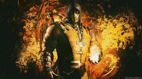 This one is a port of scorpion's costume from mkx. Scorpion Wallpaper (70+ images)