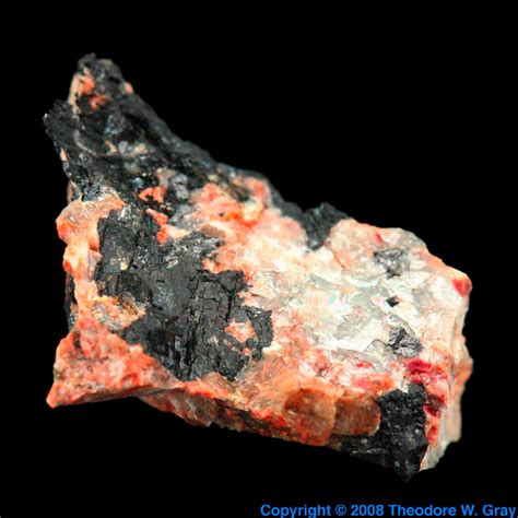 Zirconolite, a sample of the element Thorium in the ...