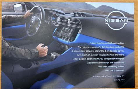 Leaked 2023 Nissan Z Brochure Reveals The New Sports Car In Full