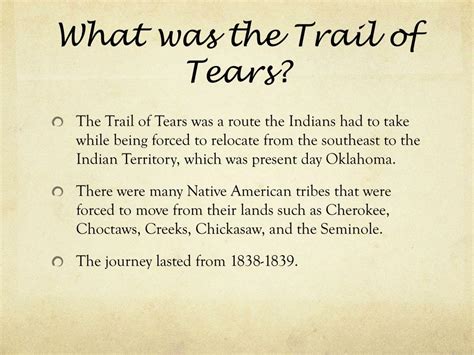 Ppt Trail Of Tears Powerpoint Presentation Free Download Id2702883