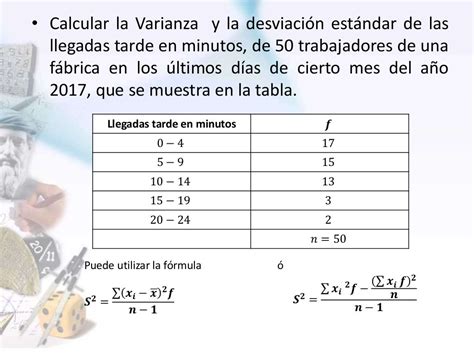 Varianza Y Desviación Estándar