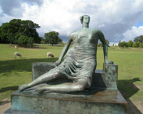Henry Moore Draped Seated Woman 1956 57 Yorkshire Sculpture Park