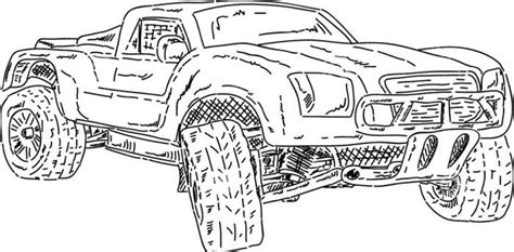 Off Road Rc Track Layouts Sketch Coloring Page