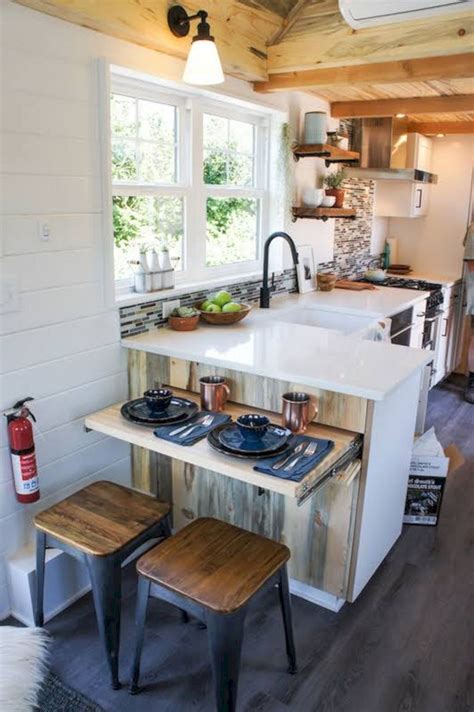 But usually the worms are. Awesome Tiny Kitchen Design For Your Beautiful Tiny House ...