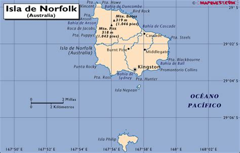 Hrw Atlas Mundial Isla Norfolk