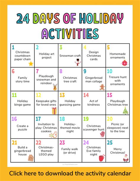 24 Days Of Fun Christmas Activities To Enjoy With Your Kids