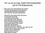 Edith Piaf La Vie En Rose Lyrics - LyricsWalls
