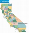 ⊛ Mapa de California 🥇 Político y Físico Imágenes HD | 2022