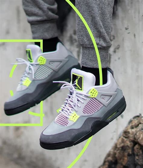 On Sale Air Jordan 4 Retro 95 Neon — Sneaker Shouts