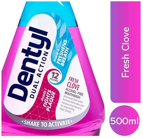 dentyl dual action fresh clove mouthwash 500 ml ebay