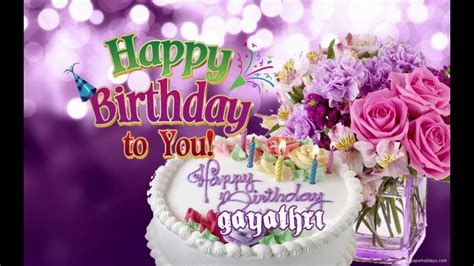 Happy birthday wishes malayalam sms happy birthday wishes in malayalam language. Happy Birthday Gayathri - YouTube