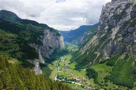 Beautiful Lauterbrunnen Valley From A Paragliding Perspective Rtravel