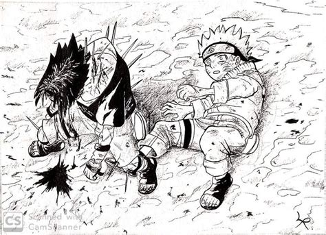 Naruto Sasuke Vs Haku By Kakashi Draw Naruto Boruto Fr Amino