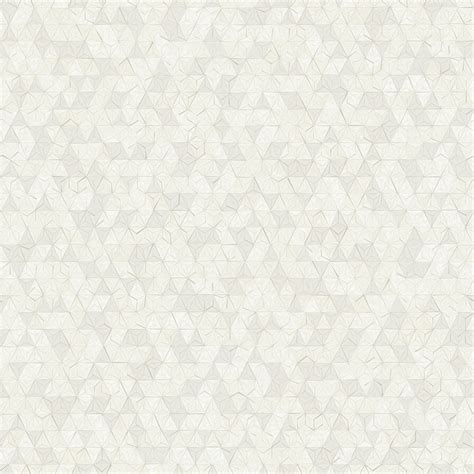 Sample Tessalate Geometric Metallic Wallpaper Dove 53 X 30cm