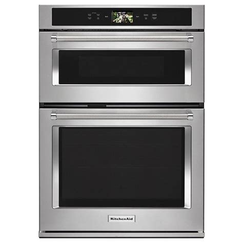 Kitchenaid Self Cleaning Convection Microwave Wall Oven Combo