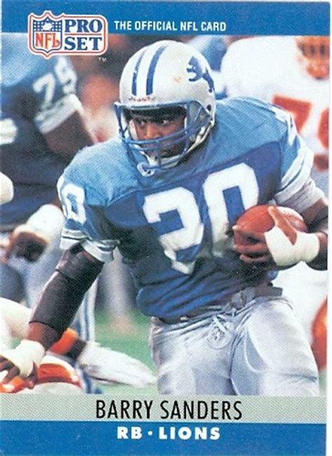 No other athlete that i have had the delight to watch has made me unconsciously dangle my jaw like barry sanders. Awardpedia - Barry Sanders