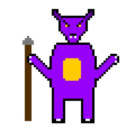 Purple Goblin Pixel Art Maker