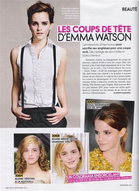 Elle Magazine France October 2011 Emma Watson Photo 25247908