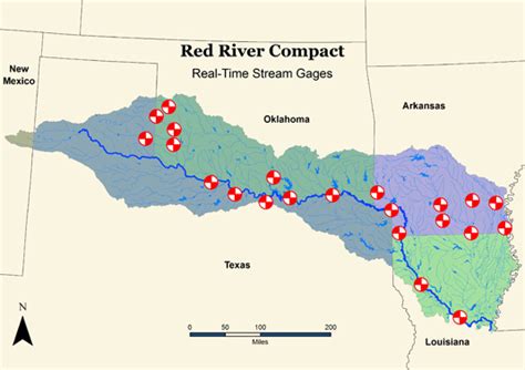 Where Does The Red River Start And End Map