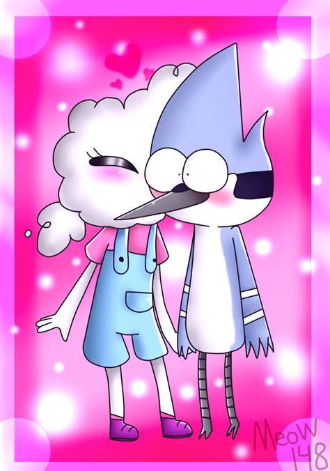 Younger Mordecai And Cj By Meow148 Regular Show Cartoon Shows