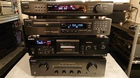 Classic Sony Hifi Stereo Stack Tuner Amp Super High End Tape Deck