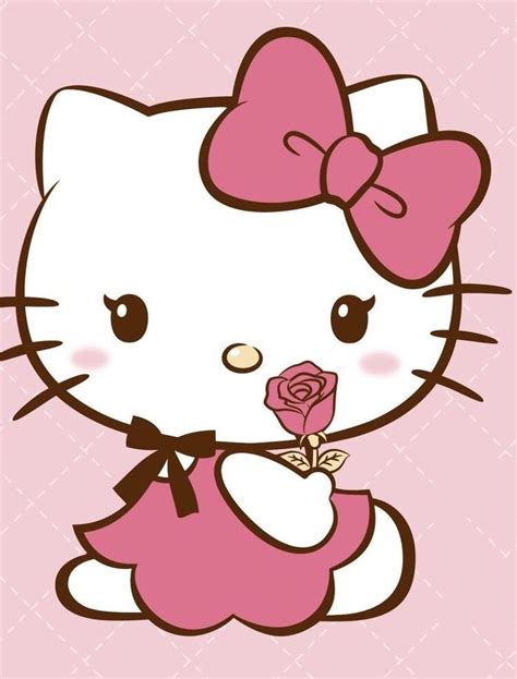 Nkoangel Hellokitty “a Rose For Hello Kitty ” Hello Kitty Wallpaper