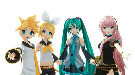 Vocaloid V2 Characters | Hatsune miku, Hatsune miku project diva, Miku