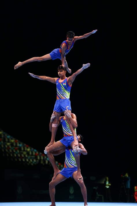 Acrobatic Gymnastics World Cup India Won Two Bronze Sports Games