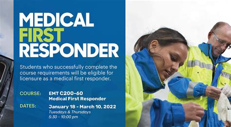 Kcc Offering Medical First Responder Training In Coldwater Starting Jan
